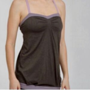 Lululemon Ruched Bubble Women's Size 6 Pure Focus Tank Top